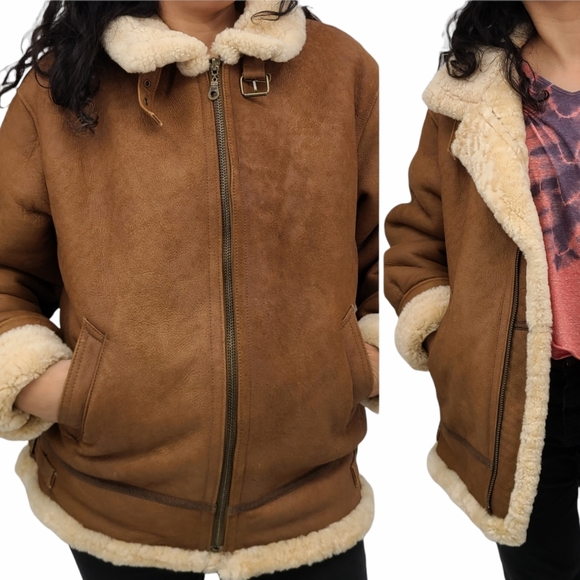 Unbranded Other - Genuine Shearling Leather Jacket